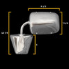 gmc squarebody mirror rectangular face work truck