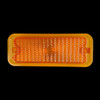 1973-74 Square Body Chevy & GMC Truck Parking Light Lens, Amber Non-Diffused, Left