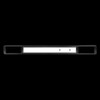 The dash pad molding in black and polished aluminum.