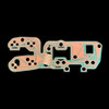 1981-87 Square Body Chevy & GMC Truck Printed Circuit Board with Gauges with Tach