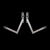 1976-87 Square Body Chevy & GMC Fleetside Truck Tailgate Link Arms,  Stainless Steel, Pair