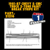 81-87 Classic C10 Truck Body Side Stripe Kit