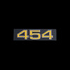 1975 Square Body Chevy Truck Front Grille Emblem, "454"