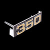 1975 Square Body Chevy Truck Front Grille Emblem, "350"