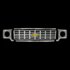 1975-76 Chevy Truck Grille Kit, Silver Grille
