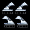 1973-87 Square Body Chevy & GMC Truck Chrome Bed Rail End Caps