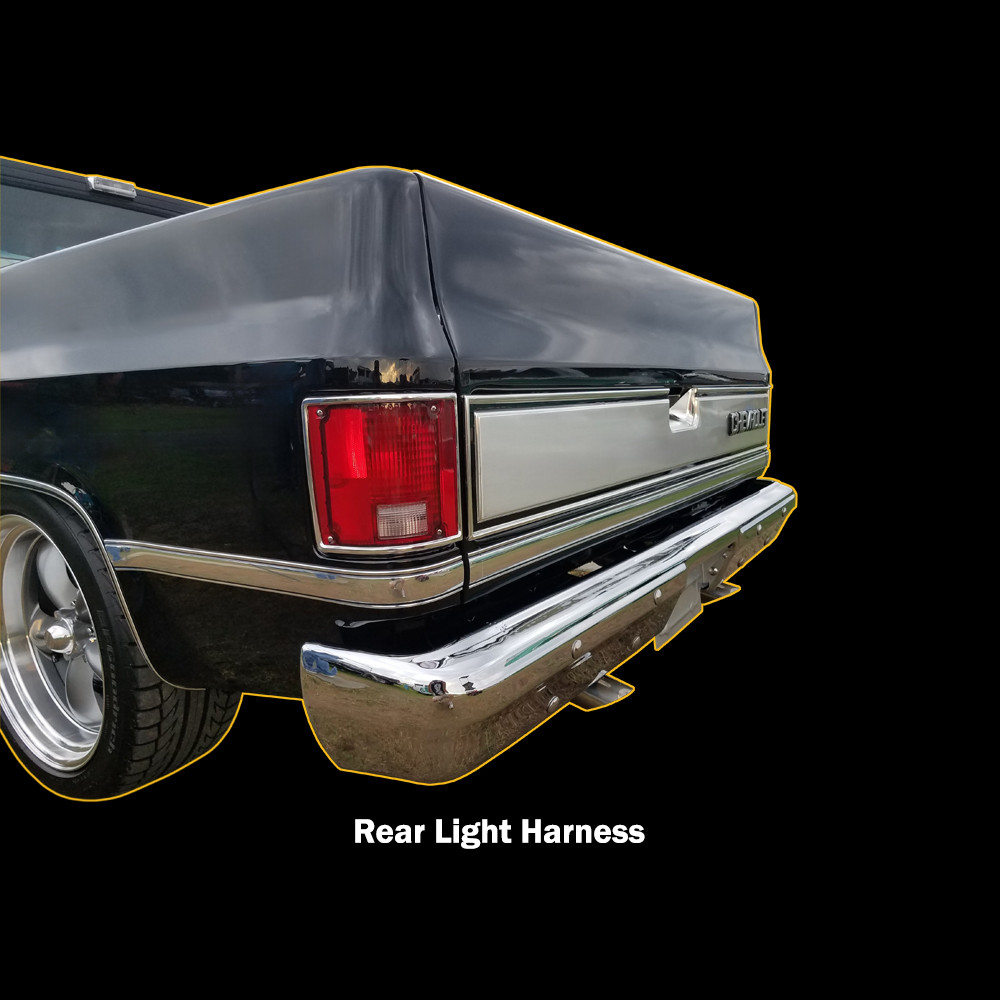 1973-74 Square Body Chevy & GMC Truck Rear Body Intermediate Wiring ...