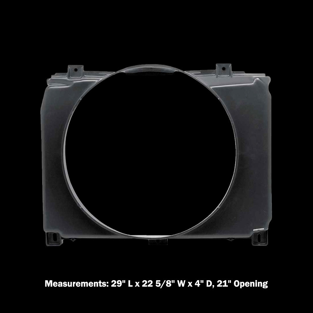 ALUMINUM SHROUD FOR 67-72 Chevy GMC Pickup Truck w/ dual SPAL 30102029