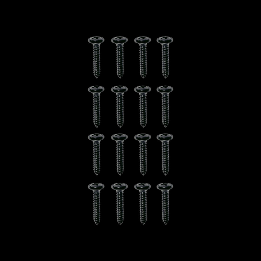 21-Piece Chrome Interior Molding Retainer Screw Set For 1973-1987 Chevy GMC Pickup