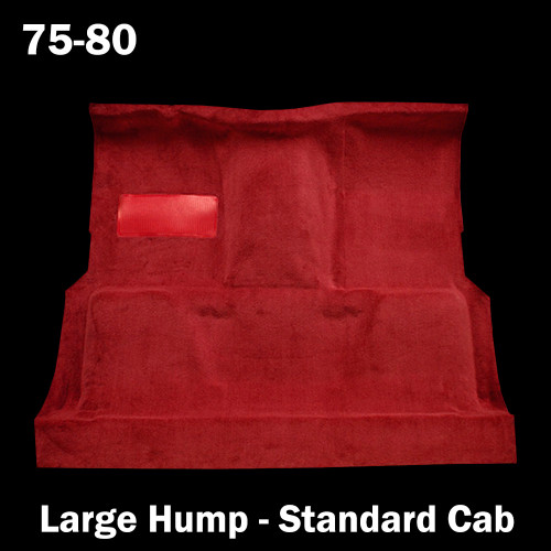 1975-80 Square Body Chevy & GMC Truck Carpet Standard Cab Truck w/ Large Hump