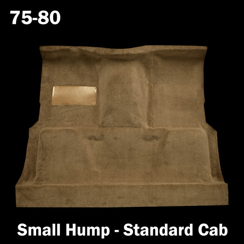 1975-80 Square Body Chevy & GMC Truck Carpet Standard Cab Truck w/ Small Hump