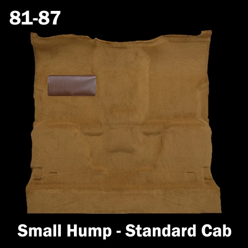 1981-87 Square Body Chevy & GMC Truck Carpet Standard Cab Truck w/ Small Hump