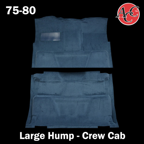 1975-80 Square Body Chevy & GMC Truck Carpet Crew Cab Truck w/ Large Hump 1975-80 Square Body Chevy & GMC Truck Carpet Crew Cab Truck w/ Large Hump