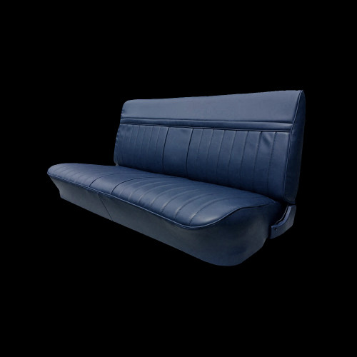 1981-91 Square Body Chevy & GMC Crew Cab Truck Front Vinyl Bench Seat Cover with Horizontal Band
