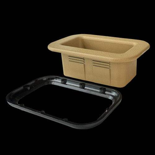 1981-87 Square Body Chevy & GMC Truck Seat Cover Seat Belt Reinforcement Bezel, Each