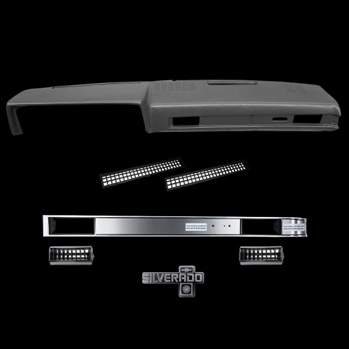 1981-87 Square Body Chevy Truck Silverado Vinyl Dash Pad Kit 1981-87 Square Body Chevy Truck Silverado Vinyl Dash Pad Kit