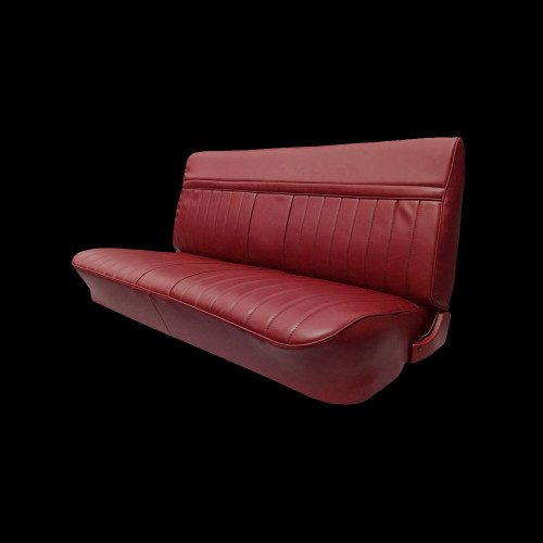 1981-91 Square Body Chevy & GMC Crew Cab Truck Front Vinyl Bench Seat Cover without Horizontal Band