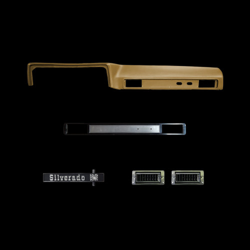1979-80 Square Body Chevy & GMC Truck Silverado Vinyl Dash Pad Kit with AC