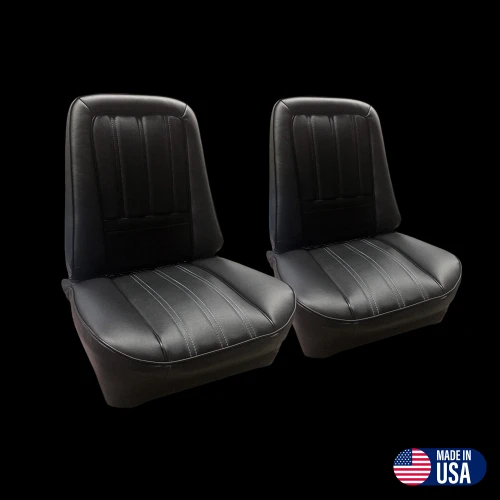 1973-74 Square Body Chevy Blazer & GMC Jimmy Front Bucket Seat Covers, Pair