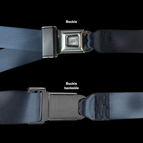 1973 1980 Chevy C10 C20 C30 complete bench seat belt set