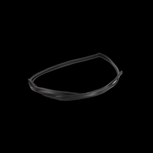 Close-up of 1973-80 Square Body Chevy GMC window channel post seal showing proper installation