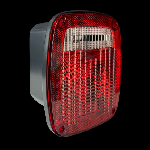 1977-87 Square Body Chevy & GMC Stepside Tail Light Assembly without Reflector, Black Base