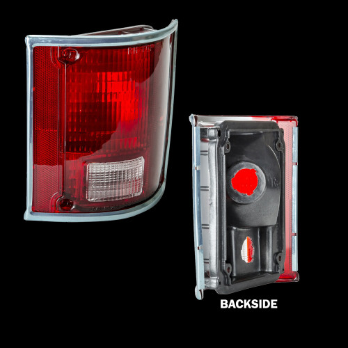 1973-87 Square Body Chevy & GMC Fleetside Truck Tail Light Assembly, with Trim, Right