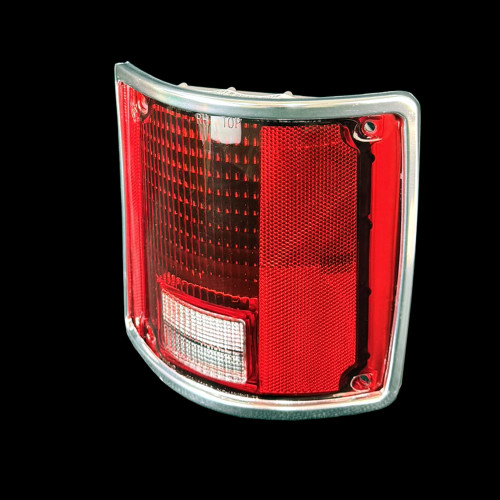 1973-87 Square Body Chevy & GMC Fleetside Truck Tail Light Lens, with Trim, Right
