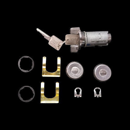 1979-87 Square Body Chevy & GMC Truck Outside Door Locks & Ignition Cylinder Set w/keys