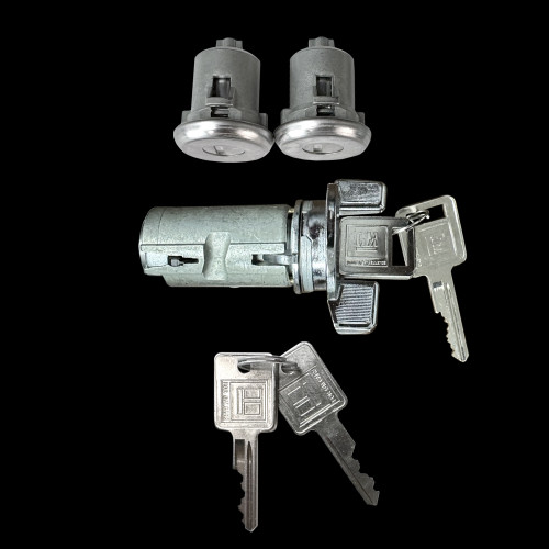 1979-87 Square Body Chevy & GMC Truck Outside Door Locks & Ignition Cylinder Set w/keys