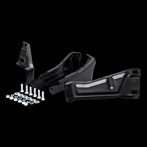 Four piece stamped steel rear bumper bracket kit for Chevy GMC trucks