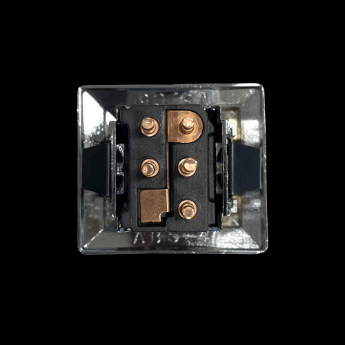 Chevy C10 K10 single button window switch chrome direct fit