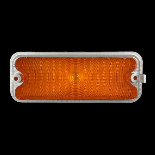 1973-74 Square Body Chevy & GMC Truck Parking Light Lens, Amber Diffused, Left 1973-74 Square Body Chevy & GMC Truck Parking Light Lens, Amber Diffused, Left