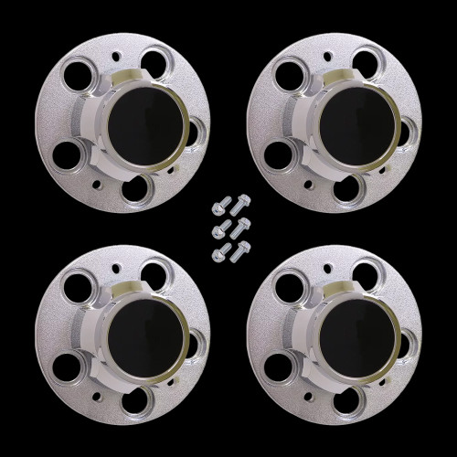 Chevy GMC C10 K10 5 lug rally wheel hubcap centers set of four