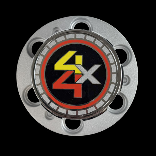 Square Body truck 4WD rally wheel hubcap center caps open front