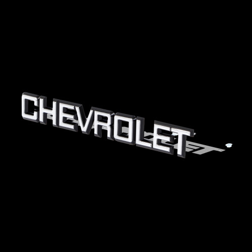 1981-87 Square Body CHEVROLET Truck Tailgate Emblem