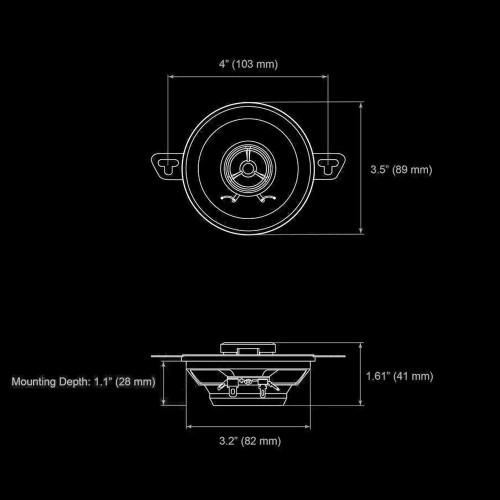 1973-87 Square Body Chevy & GMC Truck Stereo Dash Speakers