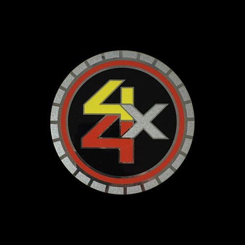 4wheel drive hub decal