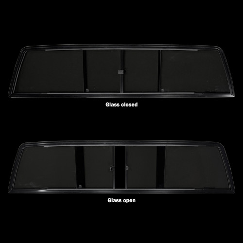 1973-87 Square Body Chevy & GMC Truck Sliding Rear Window, Dark Gray Tint