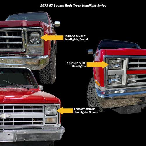 1973-80 Square Body Chevy & GMC Truck Headlight Mounting Bucket