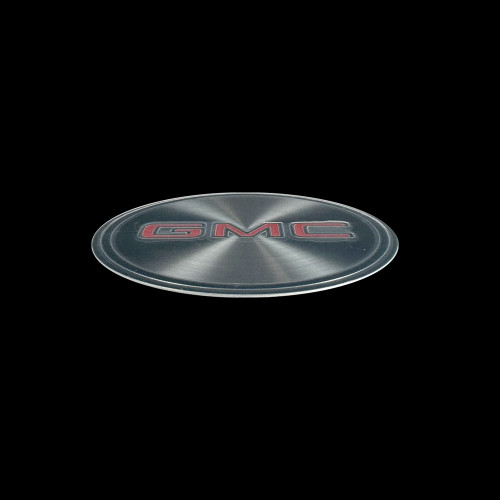 GMC C10 rally wheel hubcap center emblem 2.5 inch