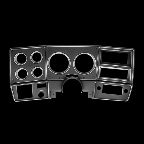1978-80 Square Body Chevy & GMC Truck Dash Instrument Bezel with AC, Black 1978-80 Square Body Chevy & GMC Truck Dash Instrument Bezel with AC, Black