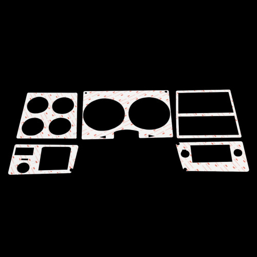 1978-80 Square Body Chevy & GMC Truck Instrument Panel Aluminum Trim, with AC
