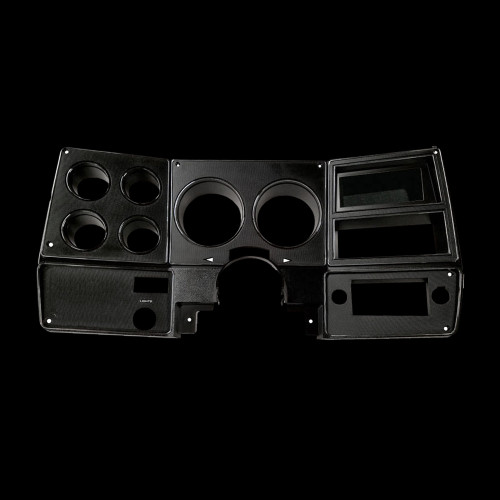 1978-80 Square Body Chevy & GMC Truck Black Dash Instrument Bezel without AC 1978-80 Square Body Chevy & GMC Truck Black Dash Instrument Bezel without AC