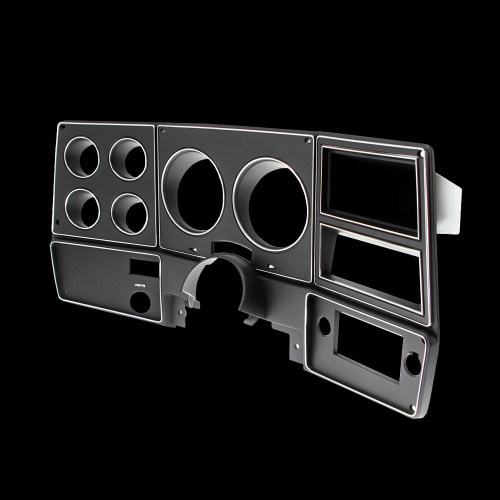 1978-80 Square Body Chevy & GMC Truck Black Dash Instrument Bezel without AC 1978-80 Square Body Chevy & GMC Truck Black Dash Instrument Bezel without AC