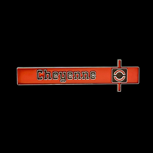 1975-80 Square Body Chevy Truck Cheyenne Dash Emblem 1975-80 Square Body Chevy Truck Cheyenne Dash Emblem