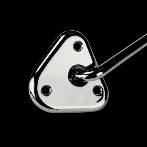 1973-87 Square Body Chevy & GMC Truck Sun Visor Support Bracket, Chrome, Left 1973-87 Square Body Chevy & GMC Truck Sun Visor Support Bracket, Chrome, Left