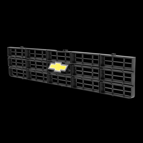 1977-79 Square Body Chevy Truck Front Grille w/Foil Bowtie Emblem, Factory Style, Black 1977-79 Square Body Chevy Truck Front Grille w/Foil Bowtie Emblem, Factory Style, Black