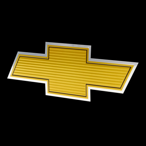 1980 Square Body Chevy Truck, Blazer & Suburban Foil Gold Bowtie Emblem For Stock Grille 1980 Square Body Chevy Truck, Blazer & Suburban Foil Gold Bowtie Emblem For Stock Grille