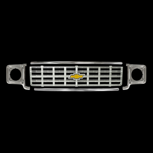classic Chevrolet C10 K10 grille kit with bowtie emblem